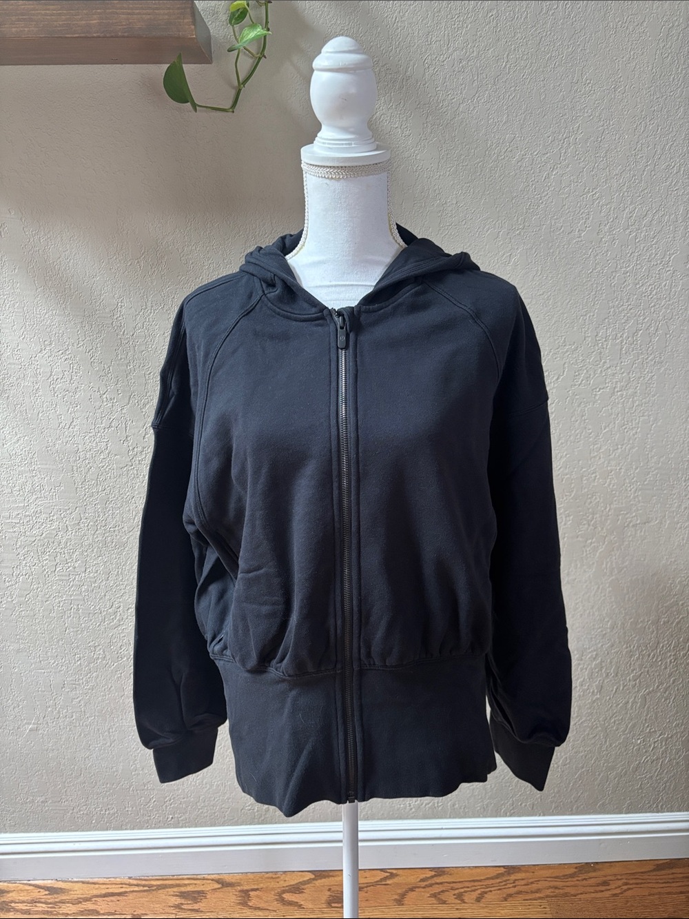 Lululemon Hugged-Waist Cotton Zip Hoodie